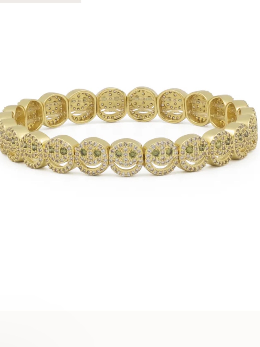 Lisa Gozlan  The Happy Face Bracelet The Pavé